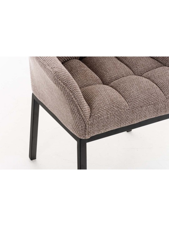 Scaun sufragerie Octavia B material textil, maro pământiu Scaun sufragerie Octavia B material textil, maro pământiu