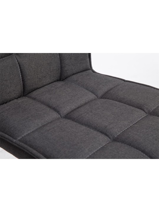 Scaun de sufragerie Peking V2 material textil, gri închis Scaun de sufragerie Peking V2 material textil, gri închis