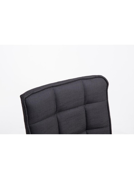 Scaun de sufragerie Peking V2 material textil, negru Scaun de sufragerie Peking V2 material textil, negru