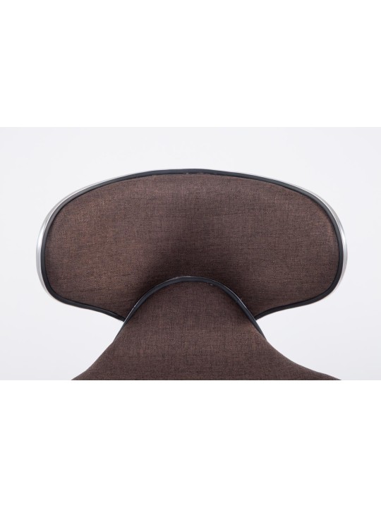 Scaun de bar Las Vegas V2 material crom, maro