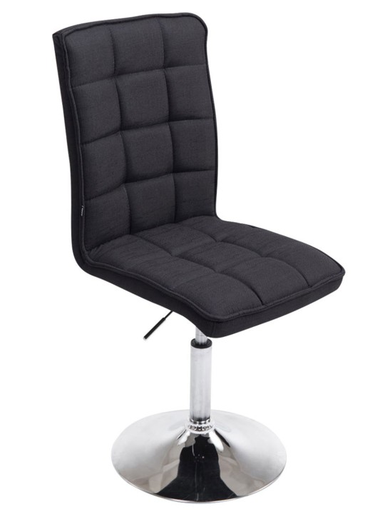 Scaun de sufragerie Peking V2 material textil, negru Scaun de sufragerie Peking V2 material textil, negru