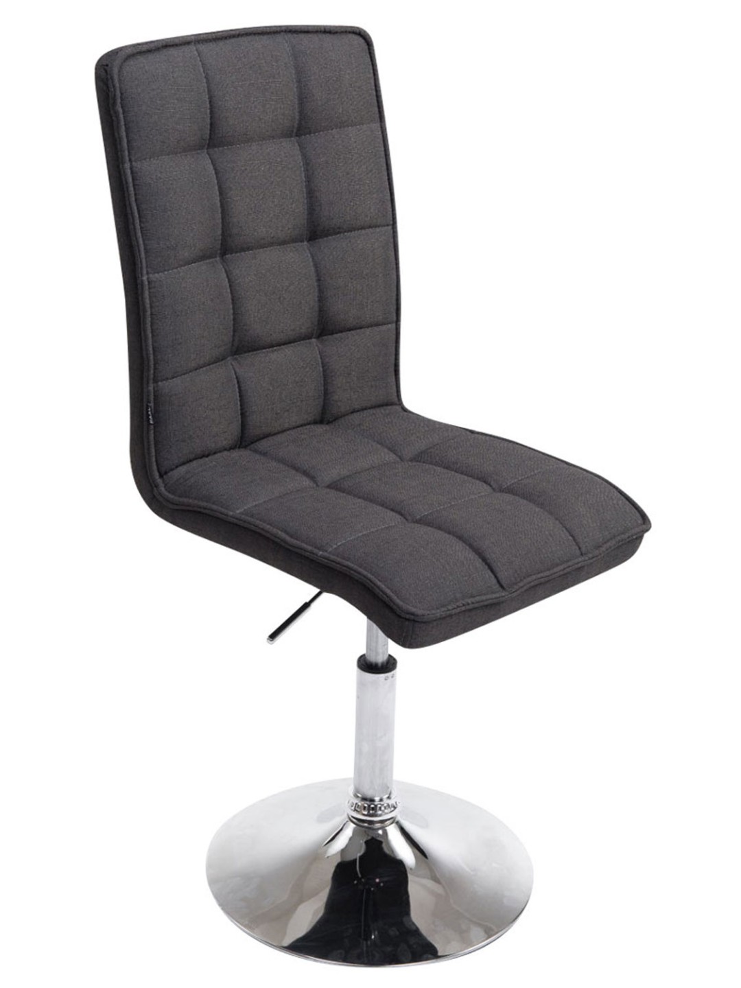 Scaun de sufragerie Peking V2 material textil, gri închis