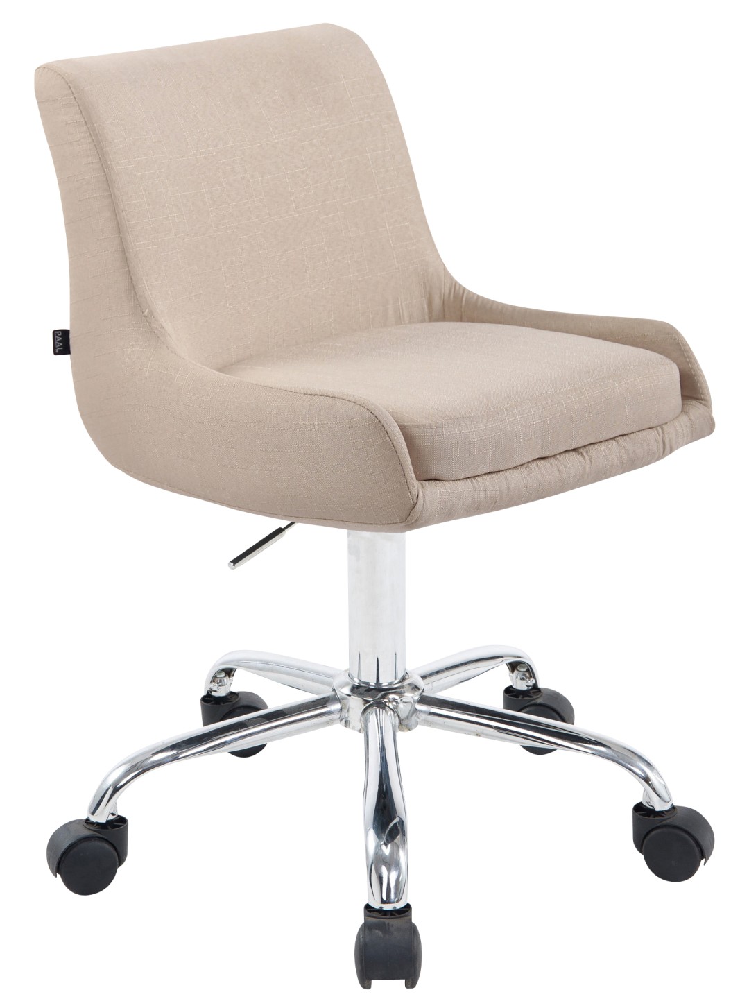 Scaun de lucru Club material textil, crem