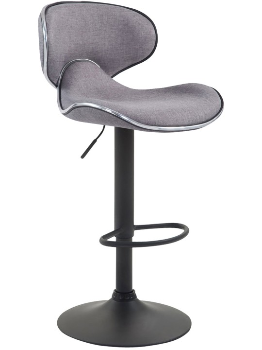 Scaun de bar Las Vegas V2 material textil negru, gri deschis Scaun de bar Las Vegas V2 material textil negru, gri deschis