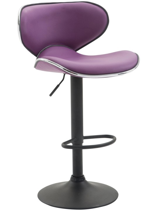 Scaun de bar Las Vegas V2 negru, violet