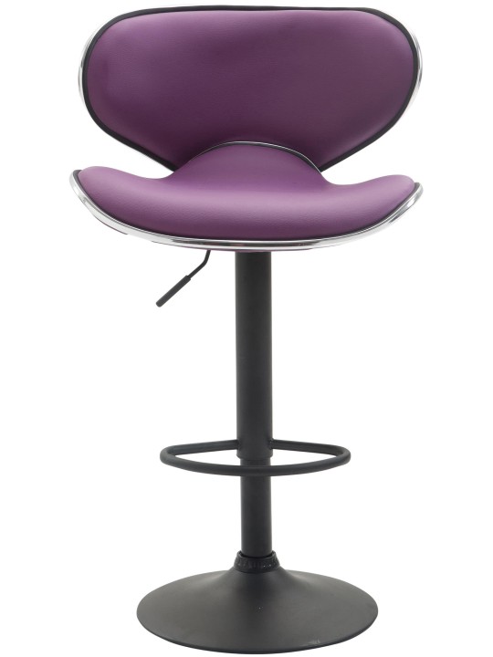 Scaun de bar Las Vegas V2 negru, violet