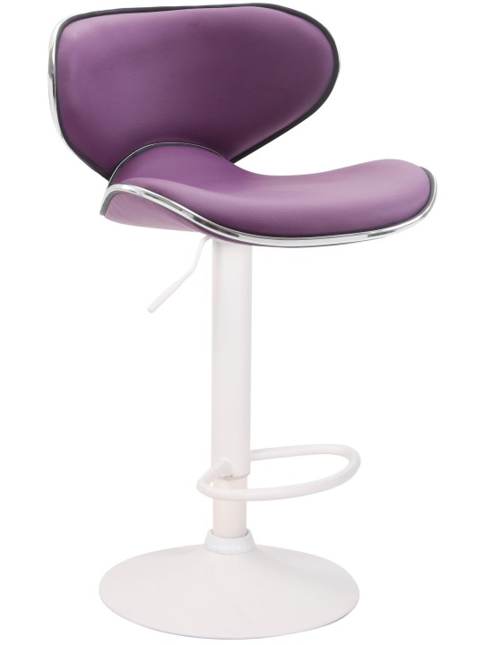 Scaun de bar Las Vegas V2 alb, violet Scaun de bar Las Vegas V2 alb, violet
