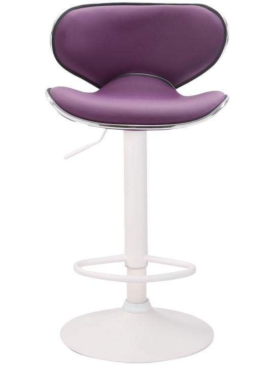 Scaun de bar Las Vegas V2 alb, violet Scaun de bar Las Vegas V2 alb, violet