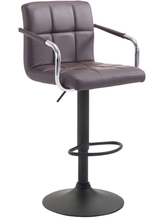 Scaun de bar Lucy V2 negru, maro