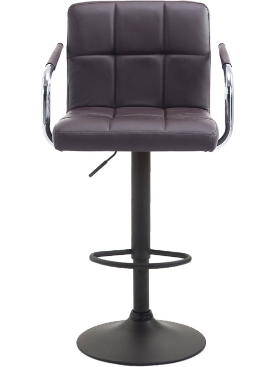 Scaun de bar Lucy V2 negru, maro
