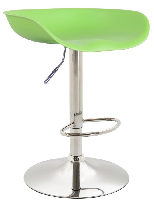 Scaun de bar Anaheim plastic crom, verde Scaun de bar Anaheim plastic crom, verde
