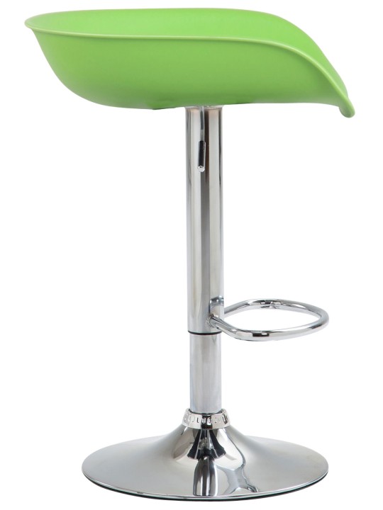 Scaun de bar Anaheim plastic crom, verde Scaun de bar Anaheim plastic crom, verde