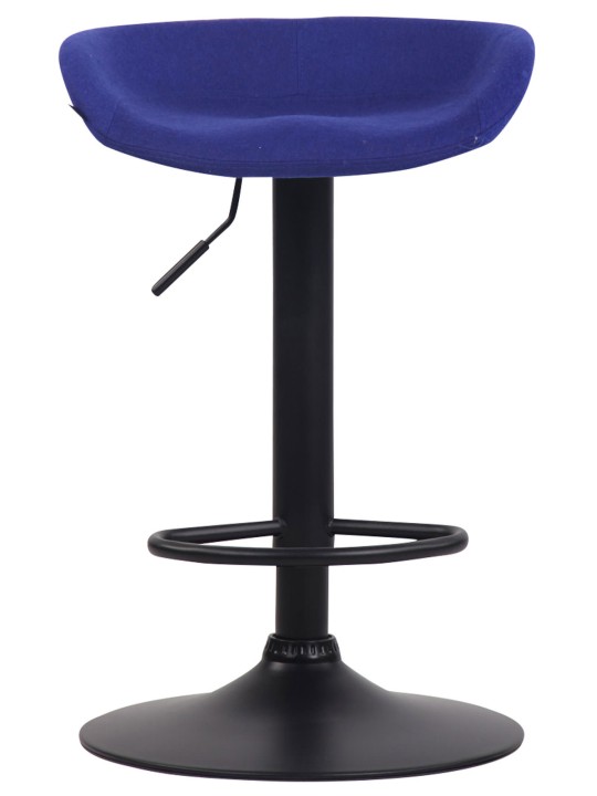 Scaun de bar Anaheim fetru negru, albastru Scaun de bar Anaheim fetru negru, albastru