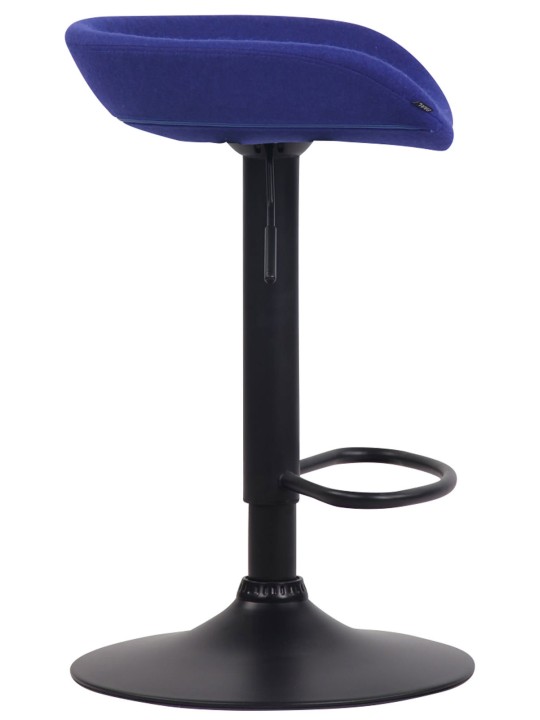 Scaun de bar Anaheim fetru negru, albastru Scaun de bar Anaheim fetru negru, albastru