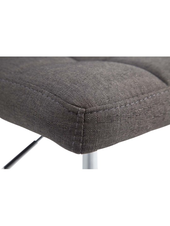 Set de 4 șezlonguri Palma V2 material textil, gri închis