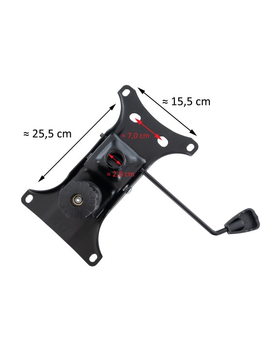 Suport scaun de birou, negru Suport scaun de birou, negru