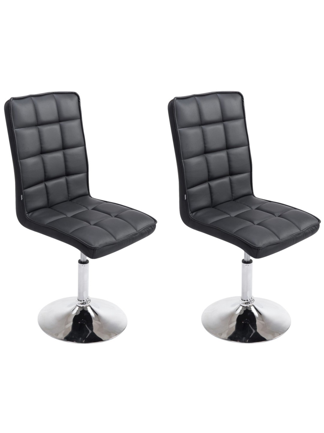 Set de 2 scaune de sufragerie Peking V2, negru