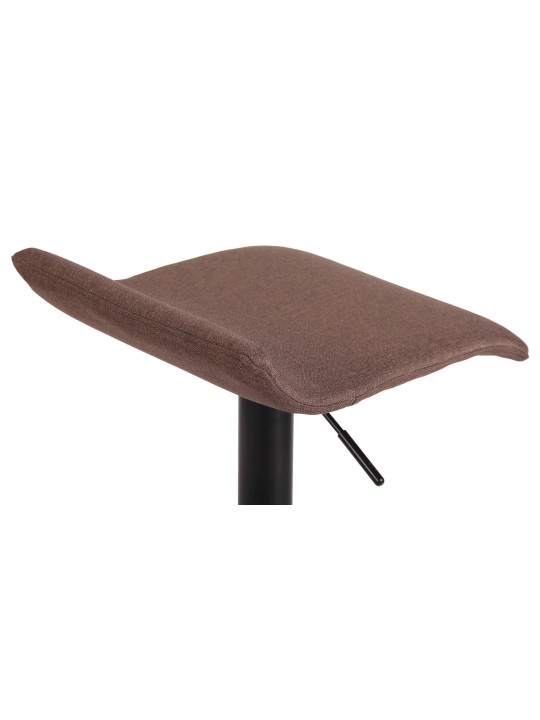 Scaun de bar Dyn V2 material textil negru, maro Scaun de bar Dyn V2 material textil negru, maro