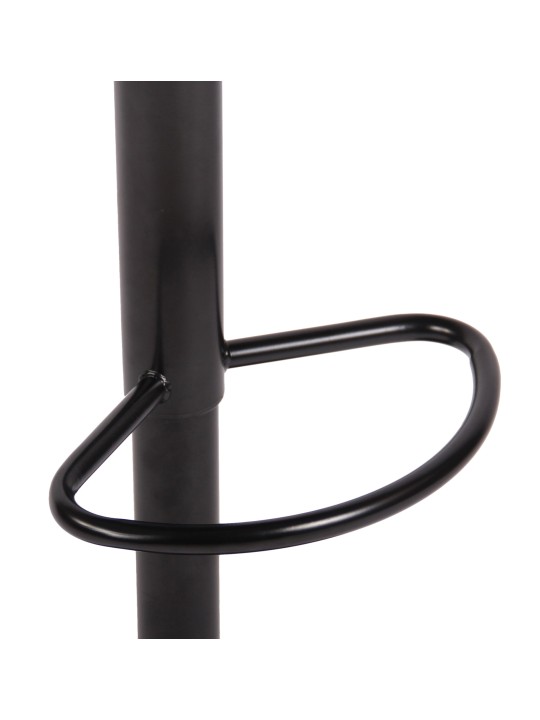 Scaun de bar Dyn V2 material textil negru, maro Scaun de bar Dyn V2 material textil negru, maro