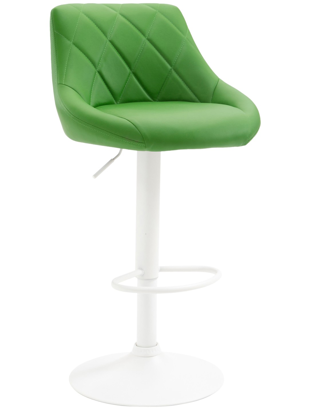 Scaun de bar Lazio imitatie piele, verde