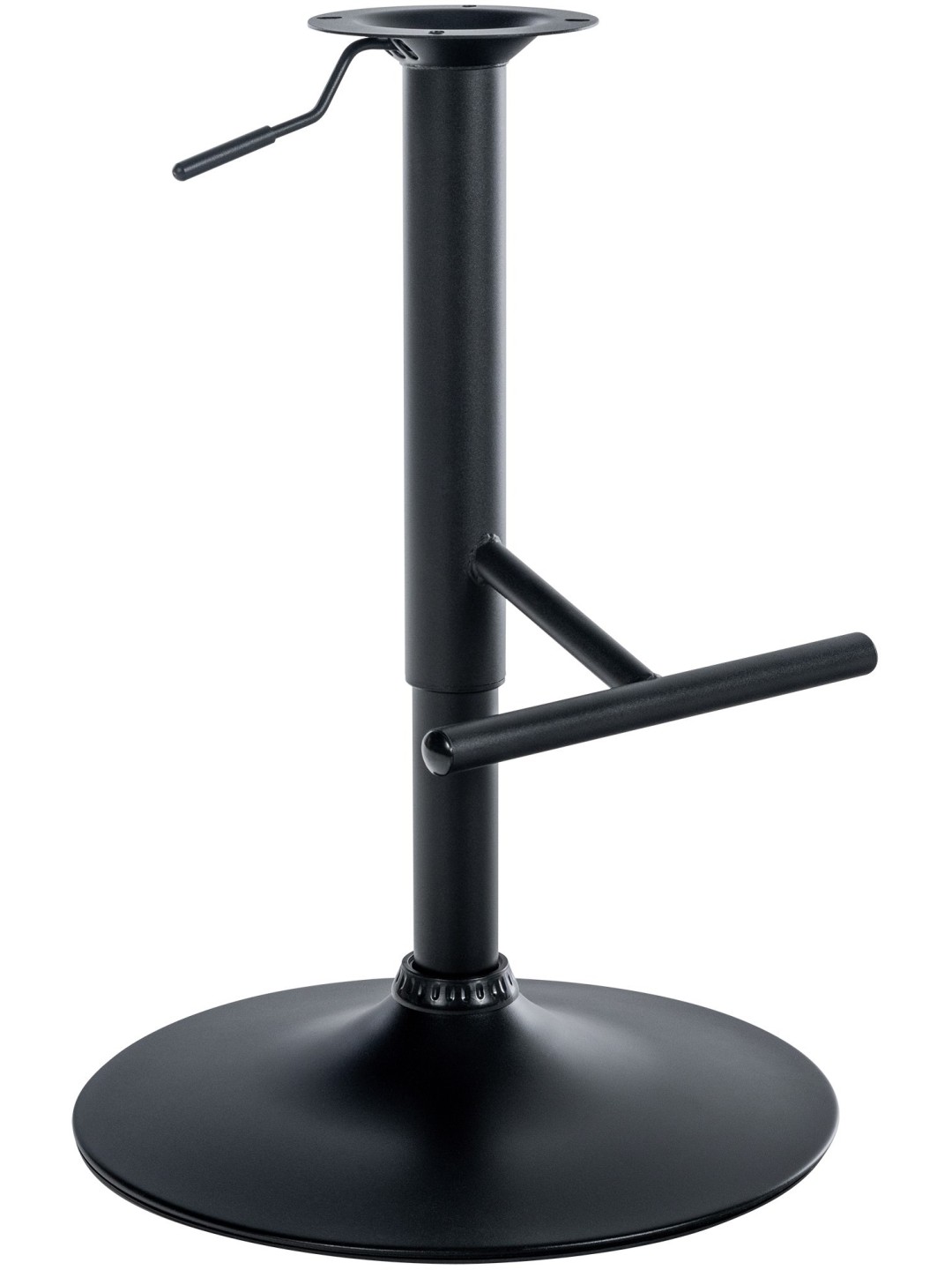 Cadru T de schimb pentru scaun de bar, negru