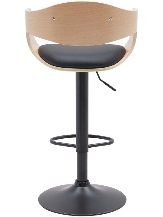 Scaun de bar Kingston B imitatie piele, natural/negru Scaun de bar Kingston B imitatie piele, natural/negru