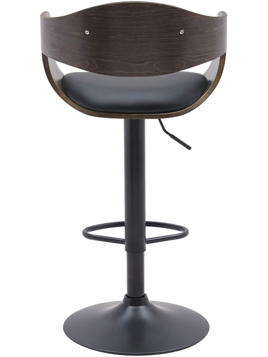 Scaun de bar Kingston B imitatie piele, negru/gri Scaun de bar Kingston B imitatie piele, negru/gri