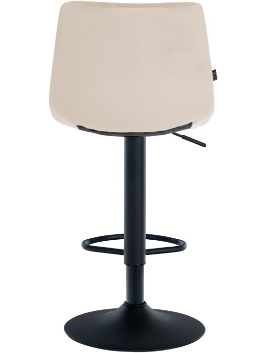 Scaun de bar Jerry catifea, crem Scaun de bar Jerry catifea, crem