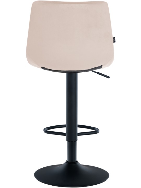 Scaun de bar Jerry catifea, bej