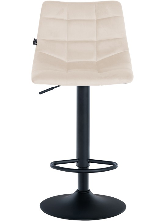 Scaun de bar Jerry catifea, crem Scaun de bar Jerry catifea, crem