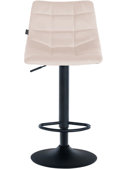 Scaun de bar Jerry catifea, bej