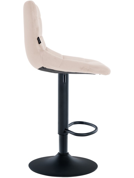 Scaun de bar Jerry catifea, bej