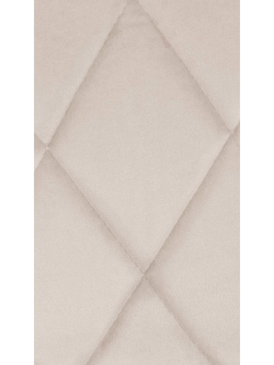 Scaun de bar catifea Lazio, crem