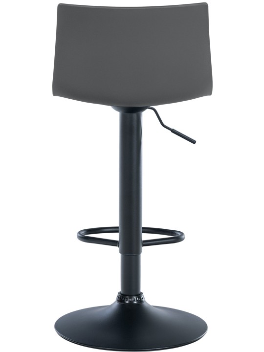 Scaun de bar Branford plastic, gri