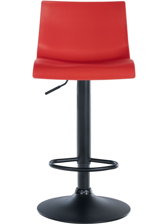 Scaun de bar Branford plastic, roșu