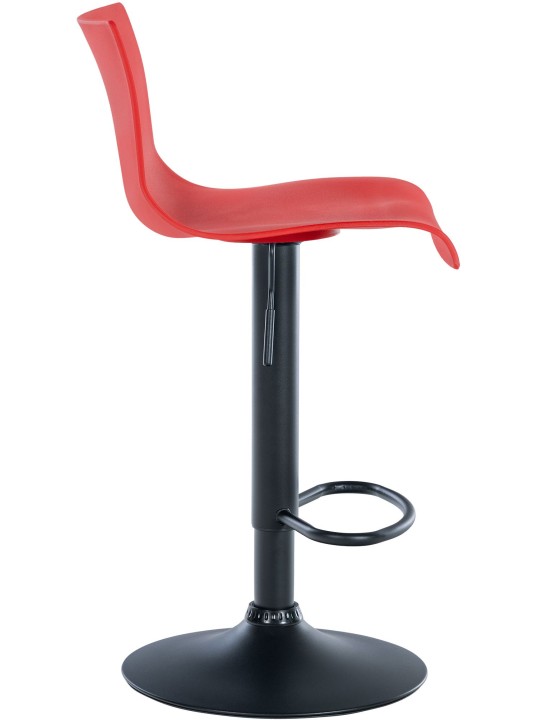Scaun de bar Branford plastic, roșu