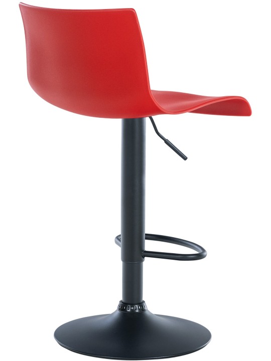 Scaun de bar Branford plastic, roșu
