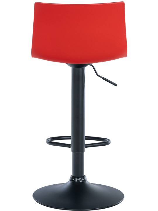 Scaun de bar Branford plastic, roșu