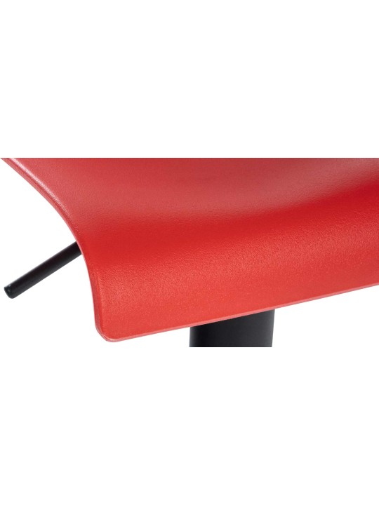Scaun de bar Branford plastic, roșu