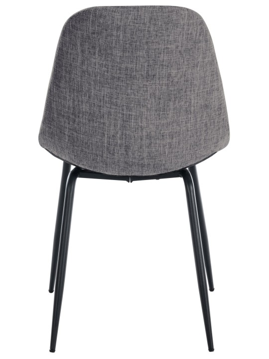 Set 2 scaune Tom material textil, gri deschis Set 2 scaune Tom material textil, gri deschis