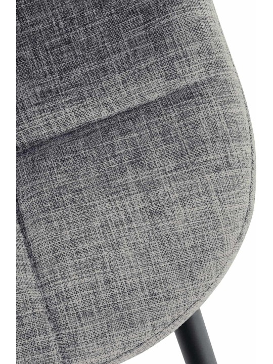 Set 2 scaune Tom material textil, gri deschis Set 2 scaune Tom material textil, gri deschis