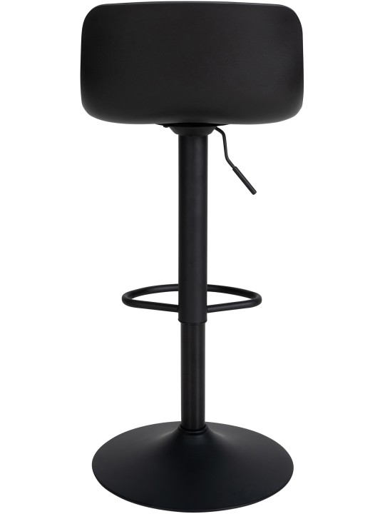 Set 4 taburete de bar Almada imitatie piele, negru Set 4 taburete de bar Almada imitatie piele, negru