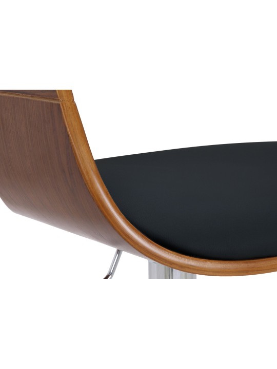 Scaun de bar Kingston C, nuc/negru