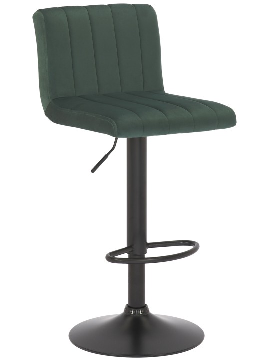 Scaun de bar Jamie catifea, verde Scaun de bar Jamie catifea, verde