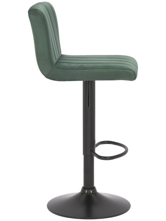 Scaun de bar Jamie catifea, verde Scaun de bar Jamie catifea, verde