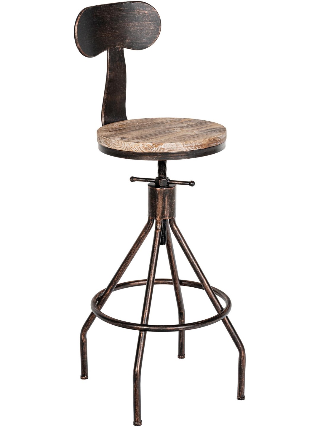 Scaun de bar Hanam, bronz