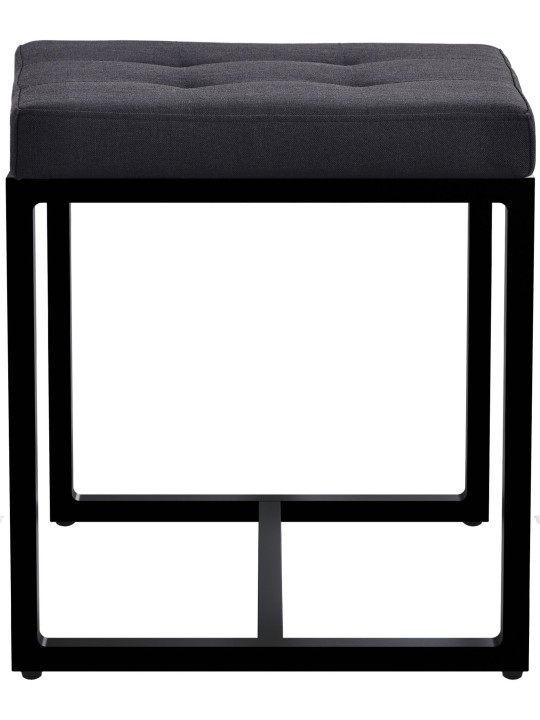 Taburet Barci B material textil, negru Taburet Barci B material textil, negru