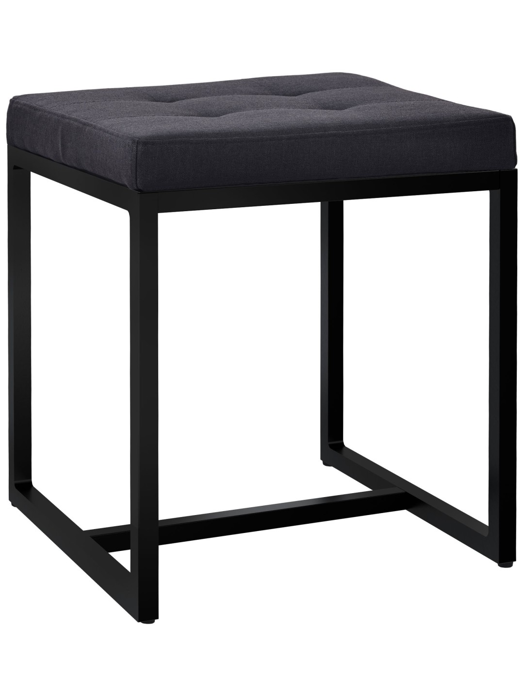 Taburet Barci B material textil, negru