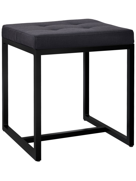 Taburet Barci B material textil, negru Taburet Barci B material textil, negru