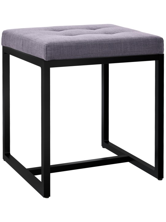 Taburet Barci B material textil, gri închis Taburet Barci B material textil, gri închis